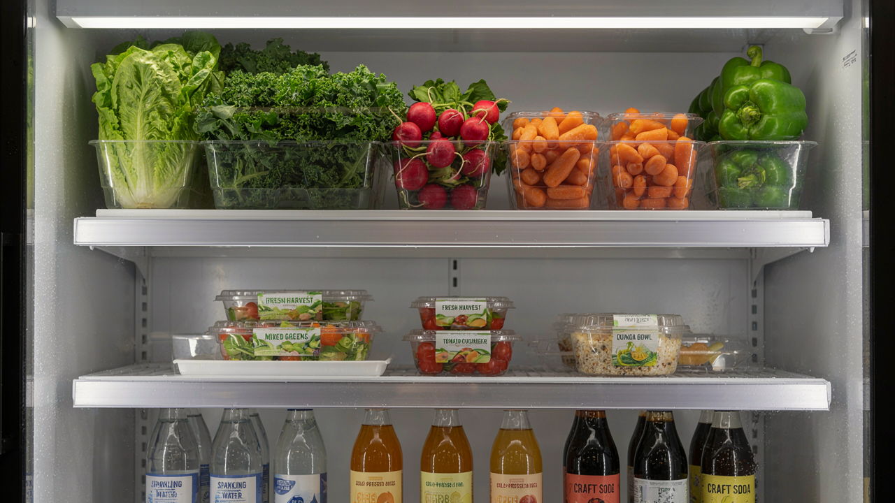 Refrigerated food display